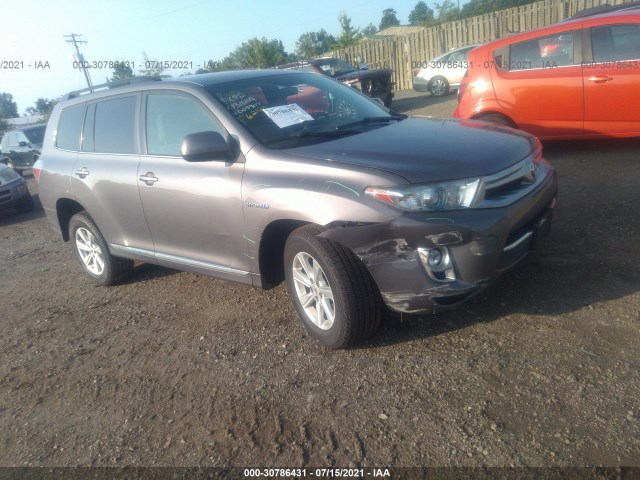 TOYOTA HIGHLANDER HYBRID 2012 jtebc3eh1c2005907