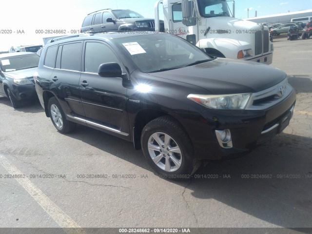 TOYOTA HIGHLANDER HYBRID 2012 jtebc3eh2c2006306