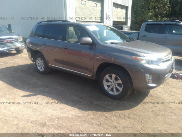 TOYOTA HIGHLANDER HYBRID 2013 jtebc3eh2d2018523