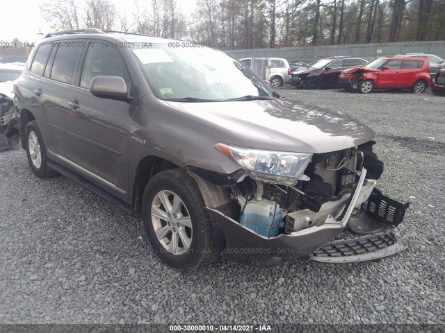 TOYOTA HIGHLANDER HYBRID 2011 jtebc3eh4b2003325