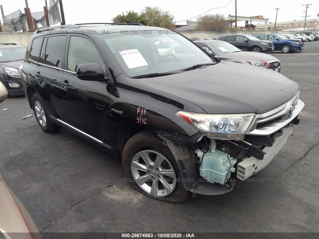 TOYOTA HIGHLANDER HYBRID 2013 jtebc3eh5d2011209