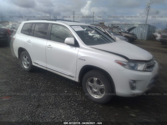 TOYOTA HIGHLANDER HYBRID 2011 jtebc3eh6b2000765