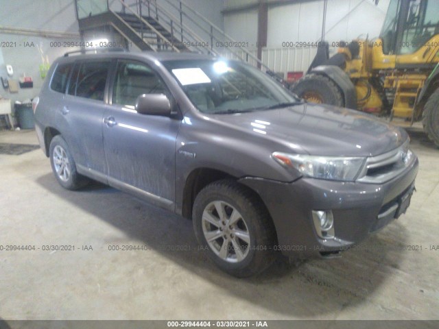 TOYOTA HIGHLANDER HYBRID 2012 jtebc3eh8c2004544