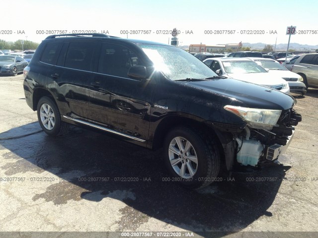 TOYOTA HIGHLANDER HYBRID 2012 jtebc3eh9c2007940