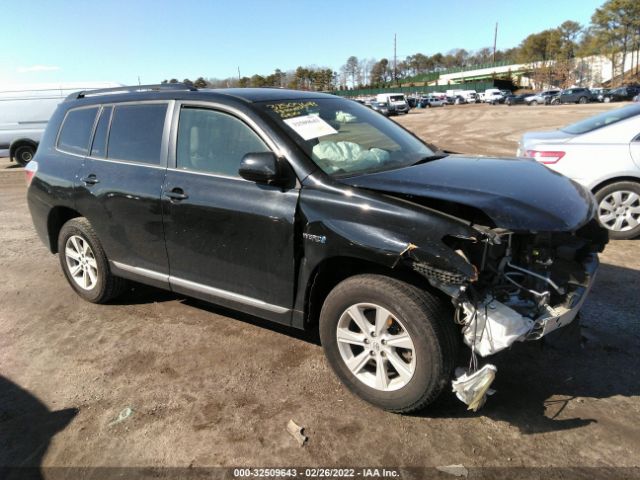 TOYOTA HIGHLANDER HYBRID 2013 jtebc3eh9d2011133