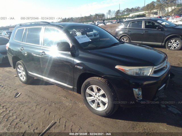 TOYOTA HIGHLANDER HYBRID 2011 jtebc3ehxb2003541