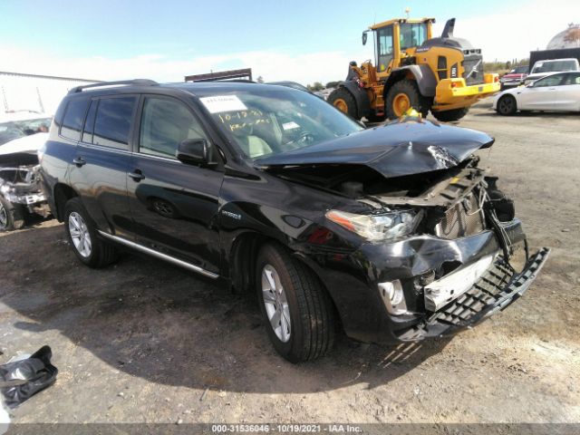 TOYOTA HIGHLANDER HYBRID 2011 jtebc3ehxb2003667