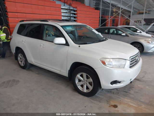 TOYOTA HIGHLANDER 2010 jtebk3eh2a2166055