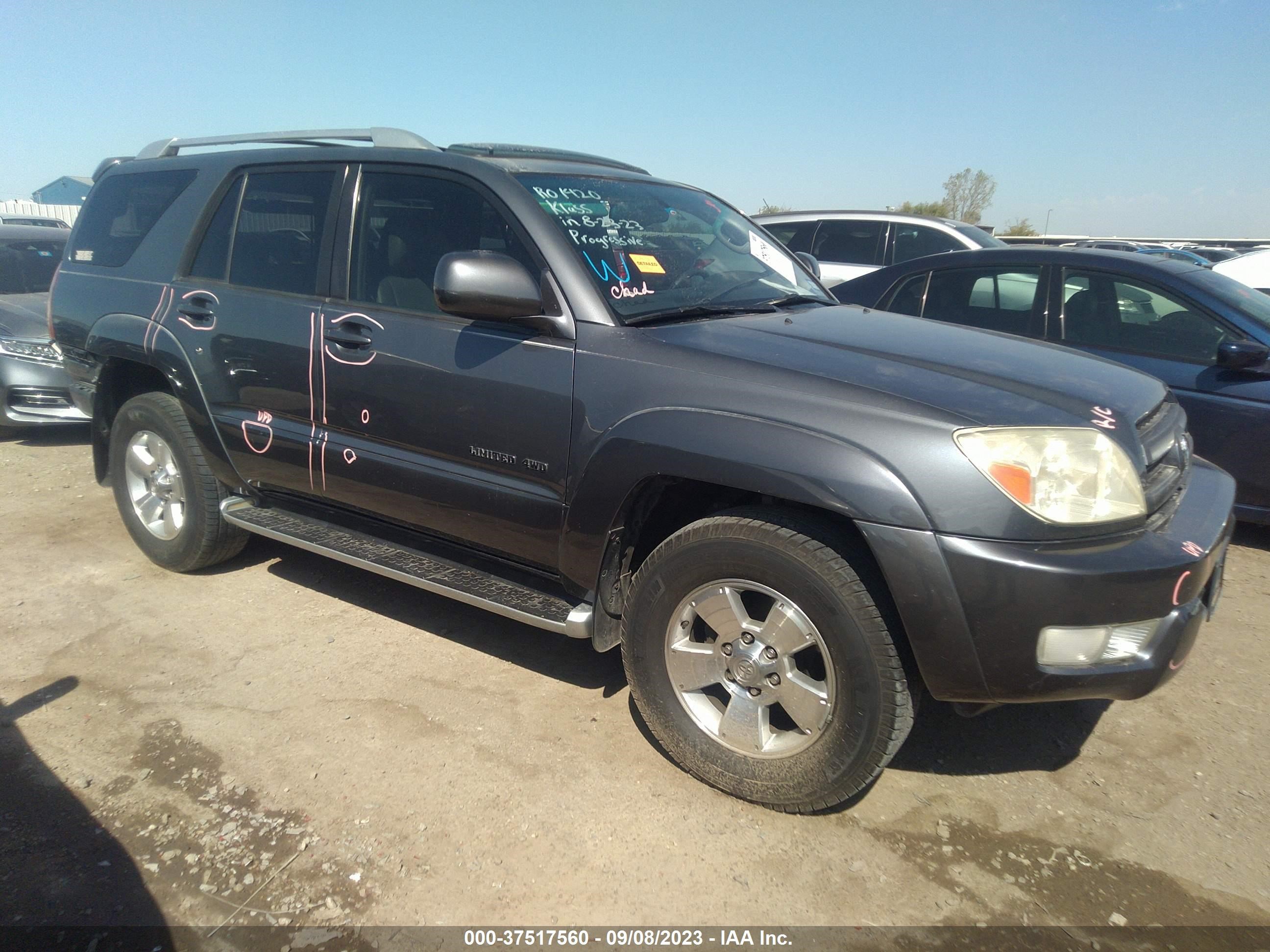 TOYOTA 4RUNNER 2004 jtebt17r840030844