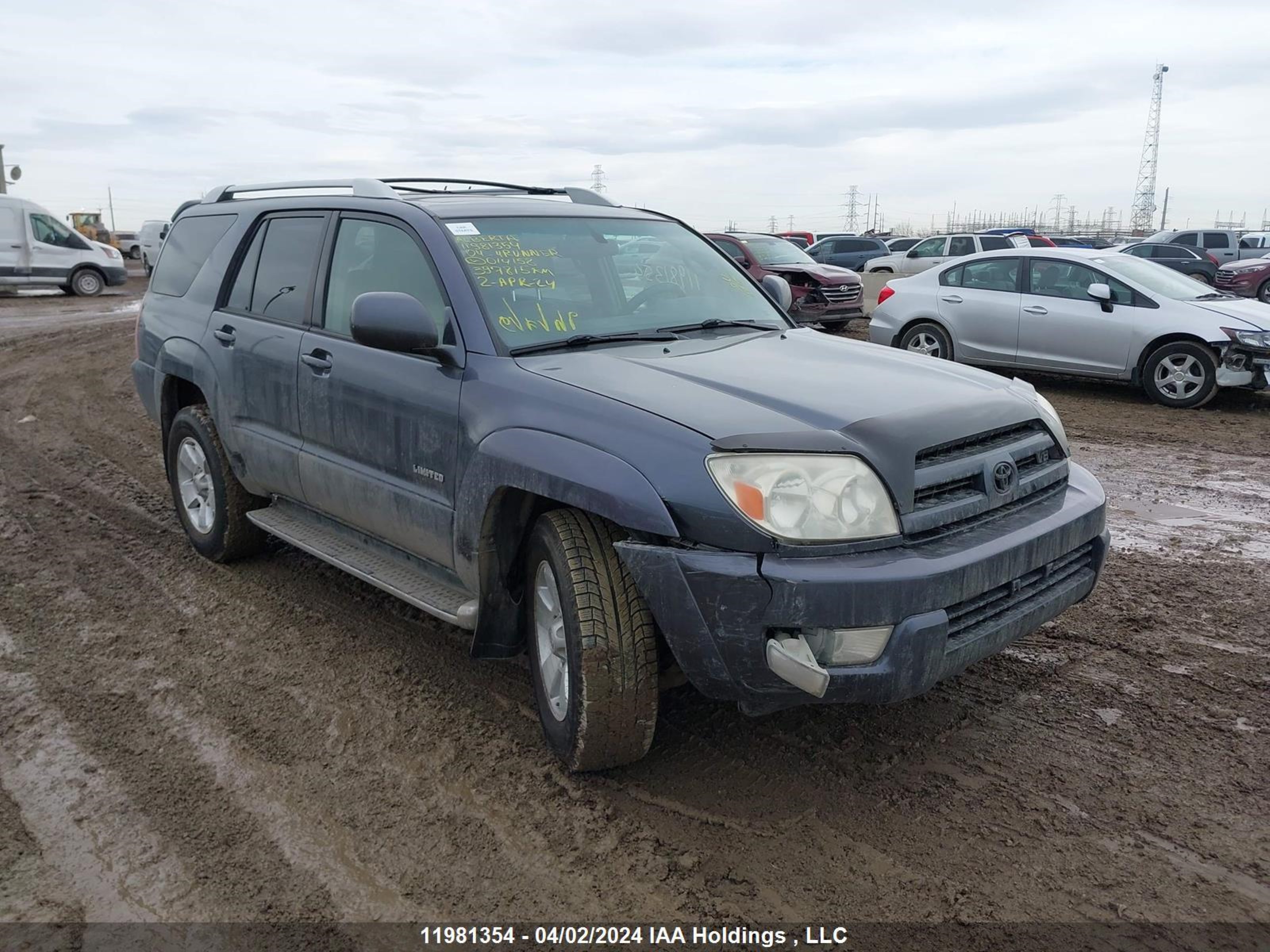 TOYOTA 4RUNNER 2004 jtebt17r848014158