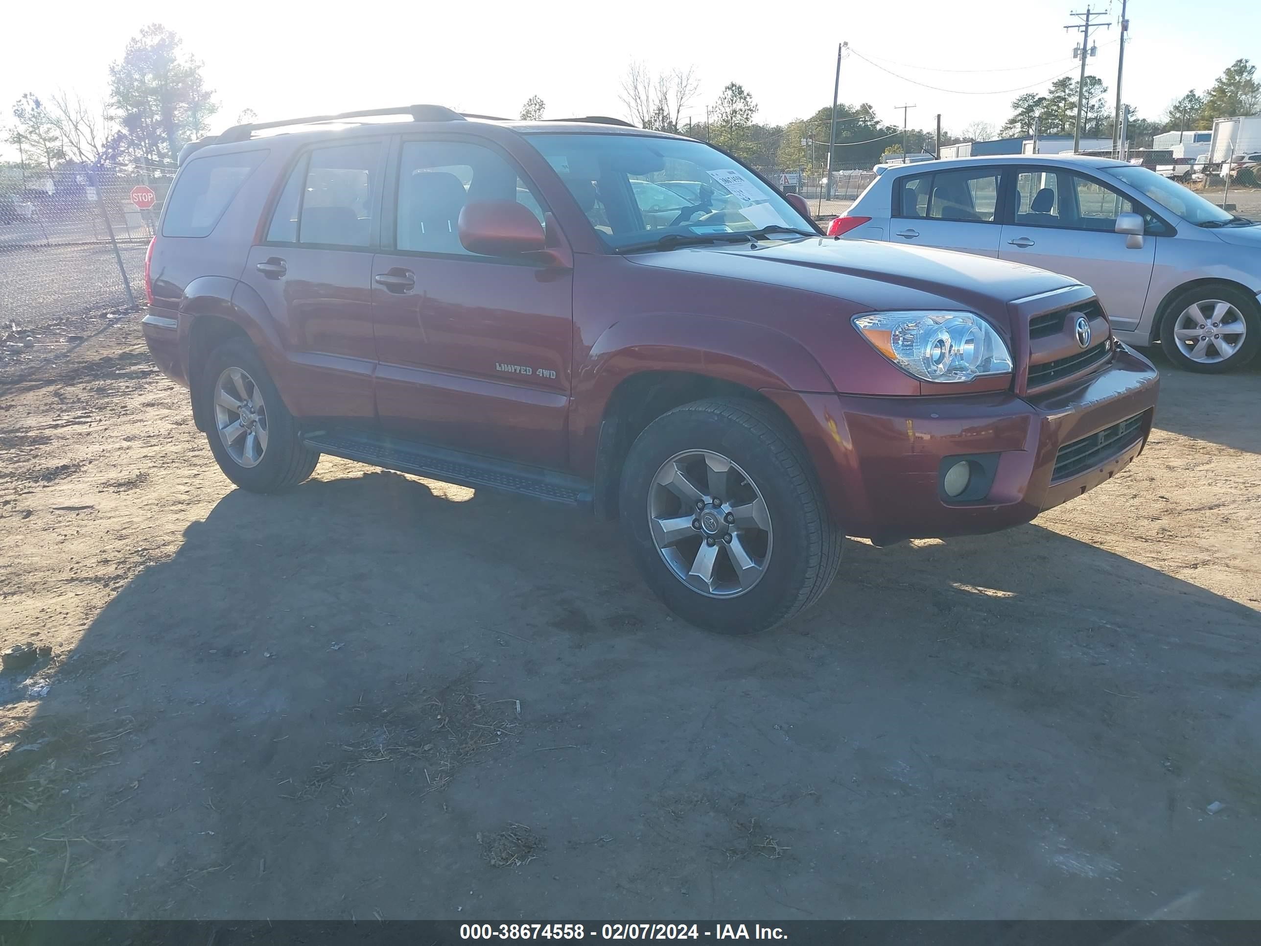 TOYOTA 4RUNNER 2006 jtebt17rx68032180