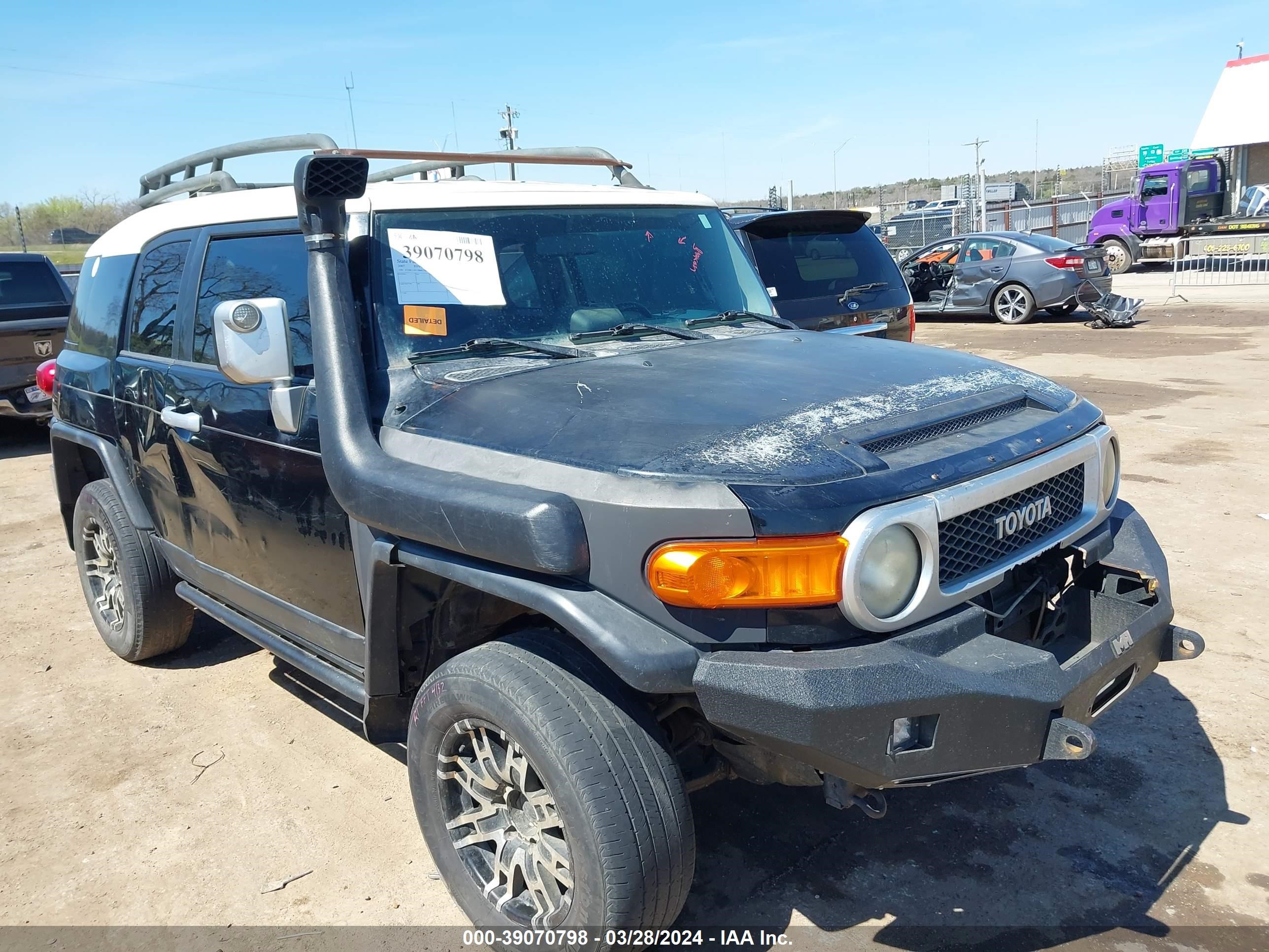 TOYOTA FJ CRUISER 2007 jtebu11f170041782