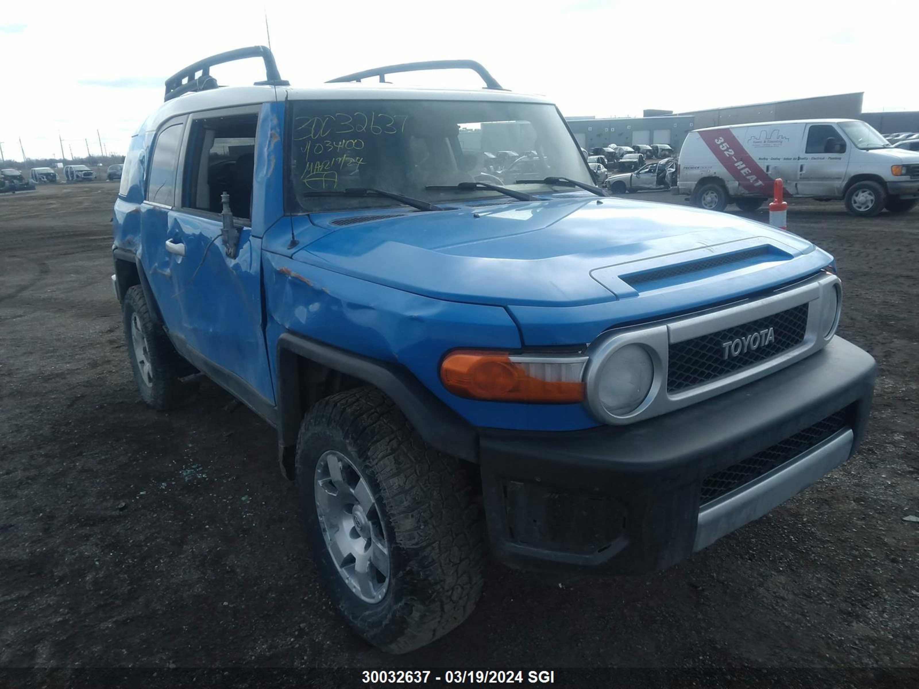 TOYOTA FJ CRUISER 2007 jtebu11f270034100