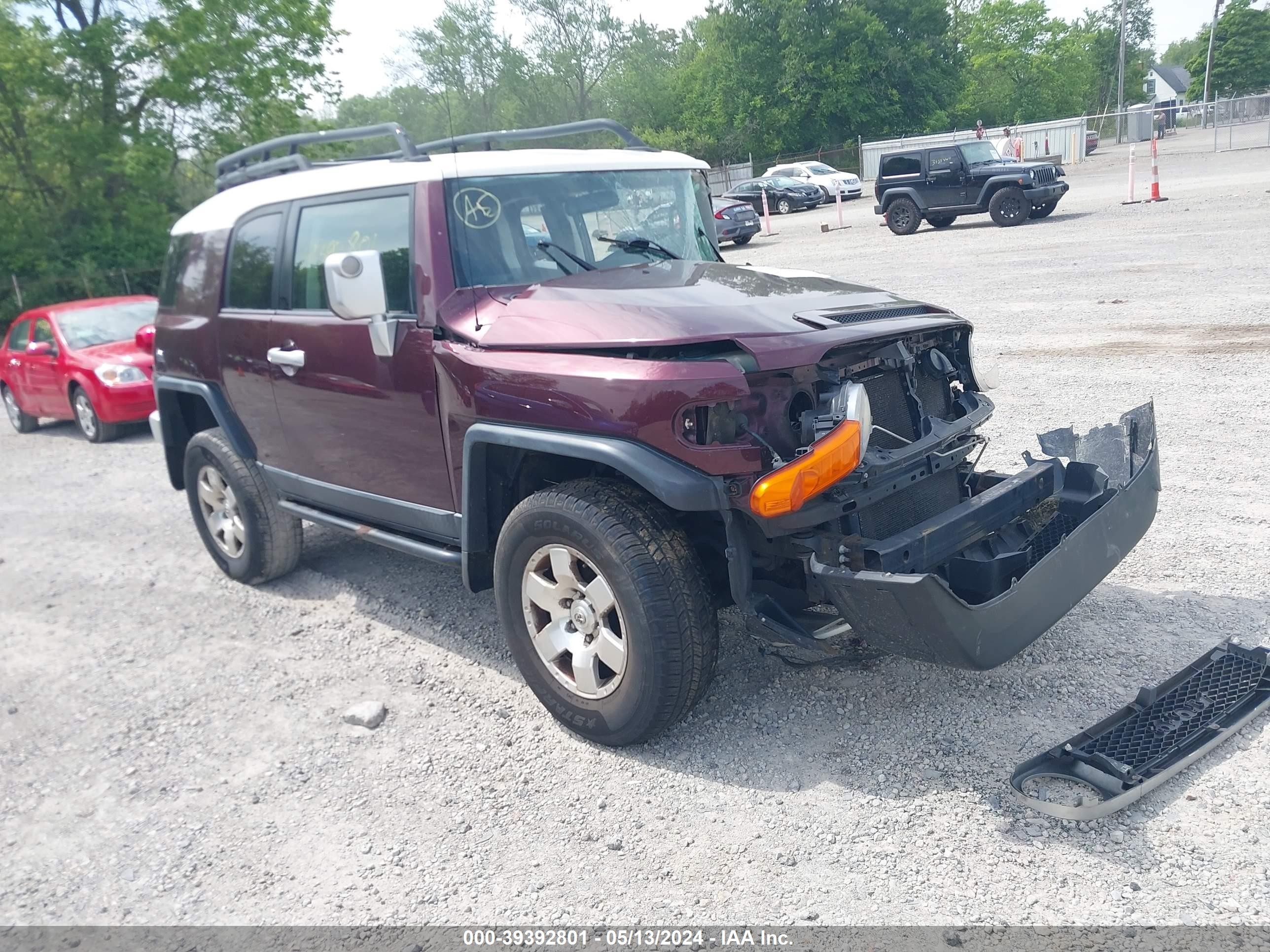 TOYOTA FJ CRUISER 2007 jtebu11f671119760