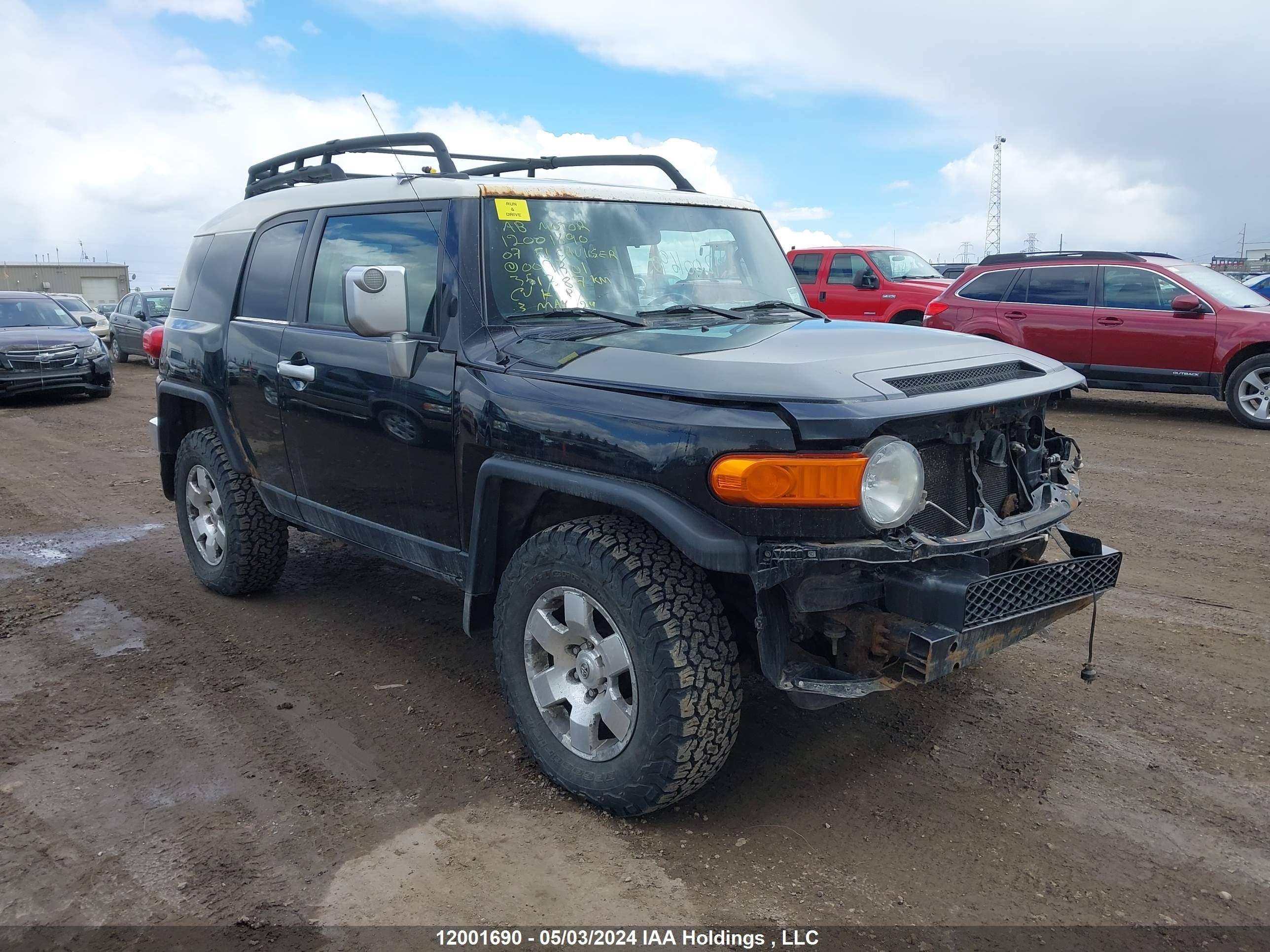 TOYOTA FJ CRUISER 2007 jtebu11f870009301