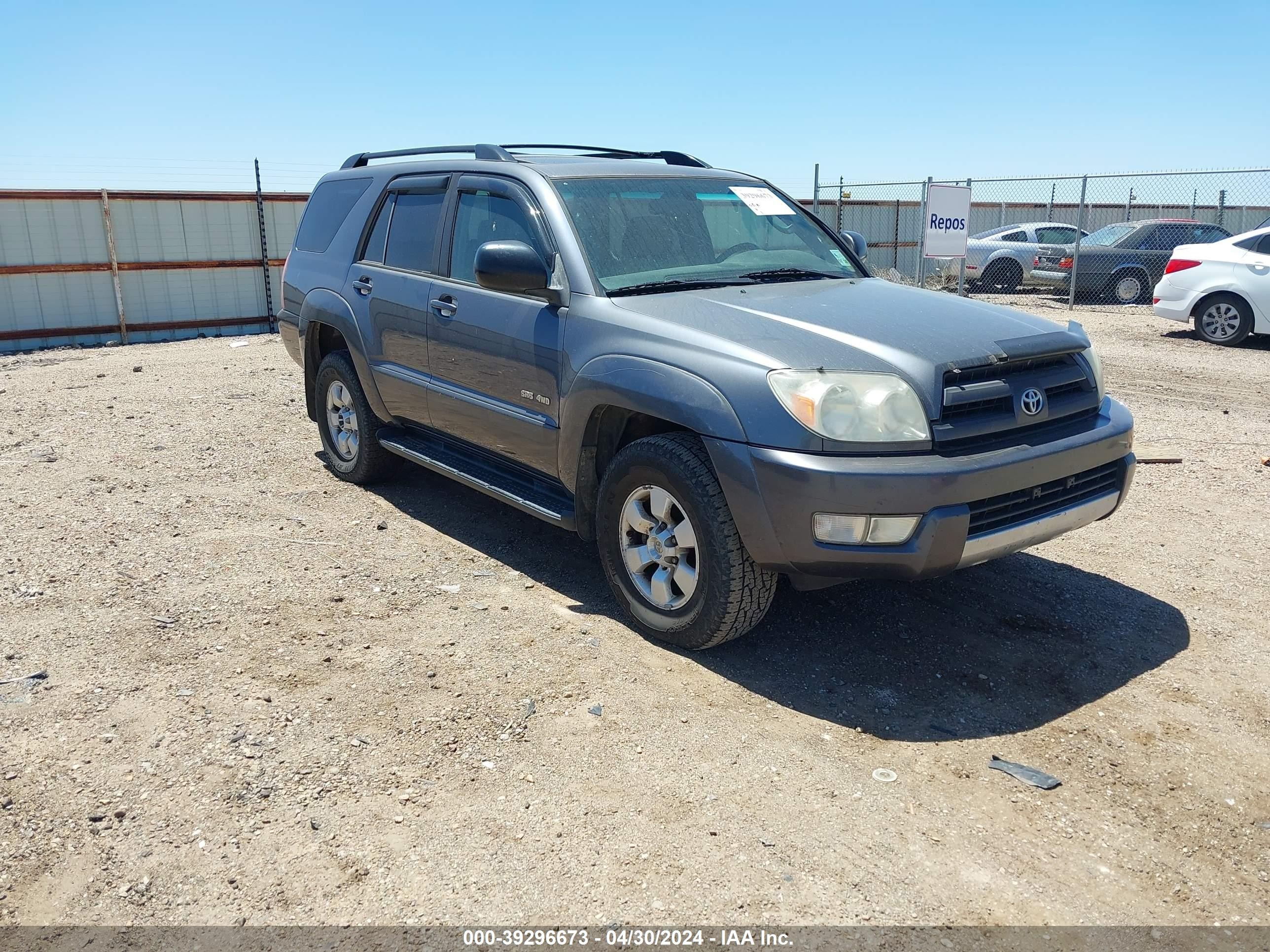 TOYOTA 4RUNNER 2004 jtebu14r148017498