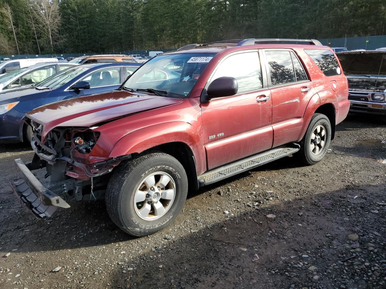 TOYOTA 4RUNNER 2008 jtebu14r28k028566