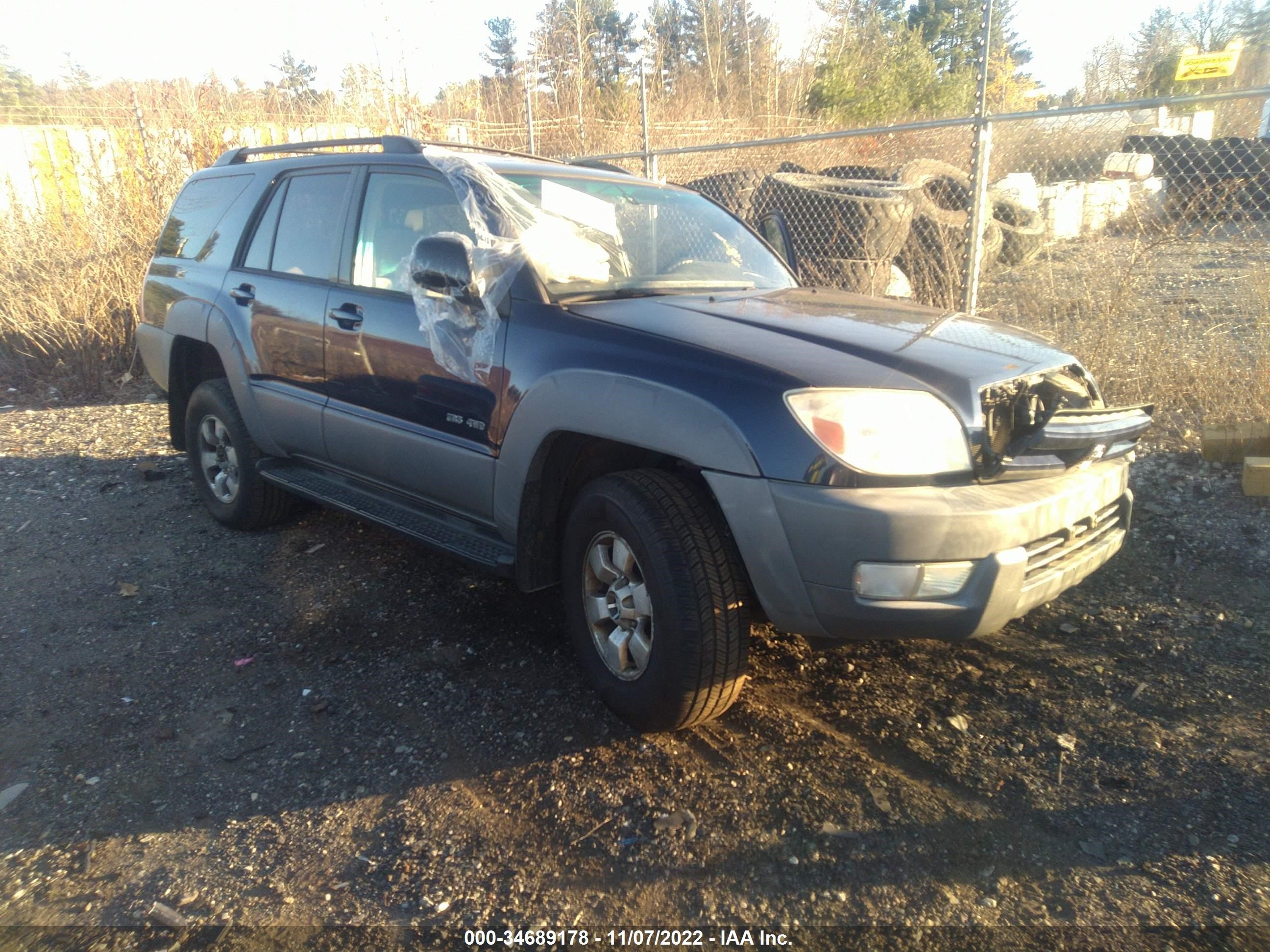 TOYOTA 4RUNNER 2003 jtebu14r438002833