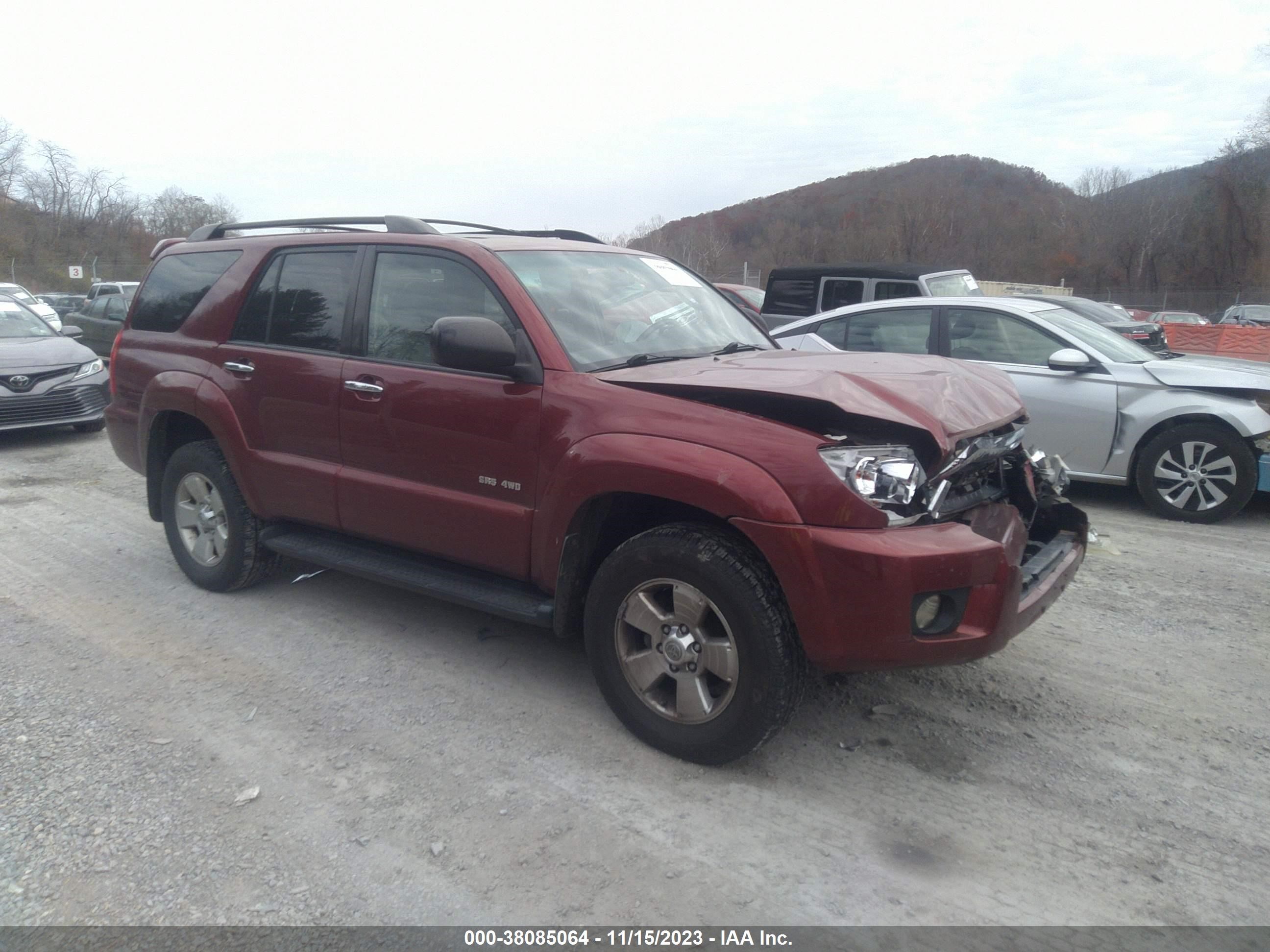 TOYOTA 4RUNNER 2008 jtebu14r78k003467