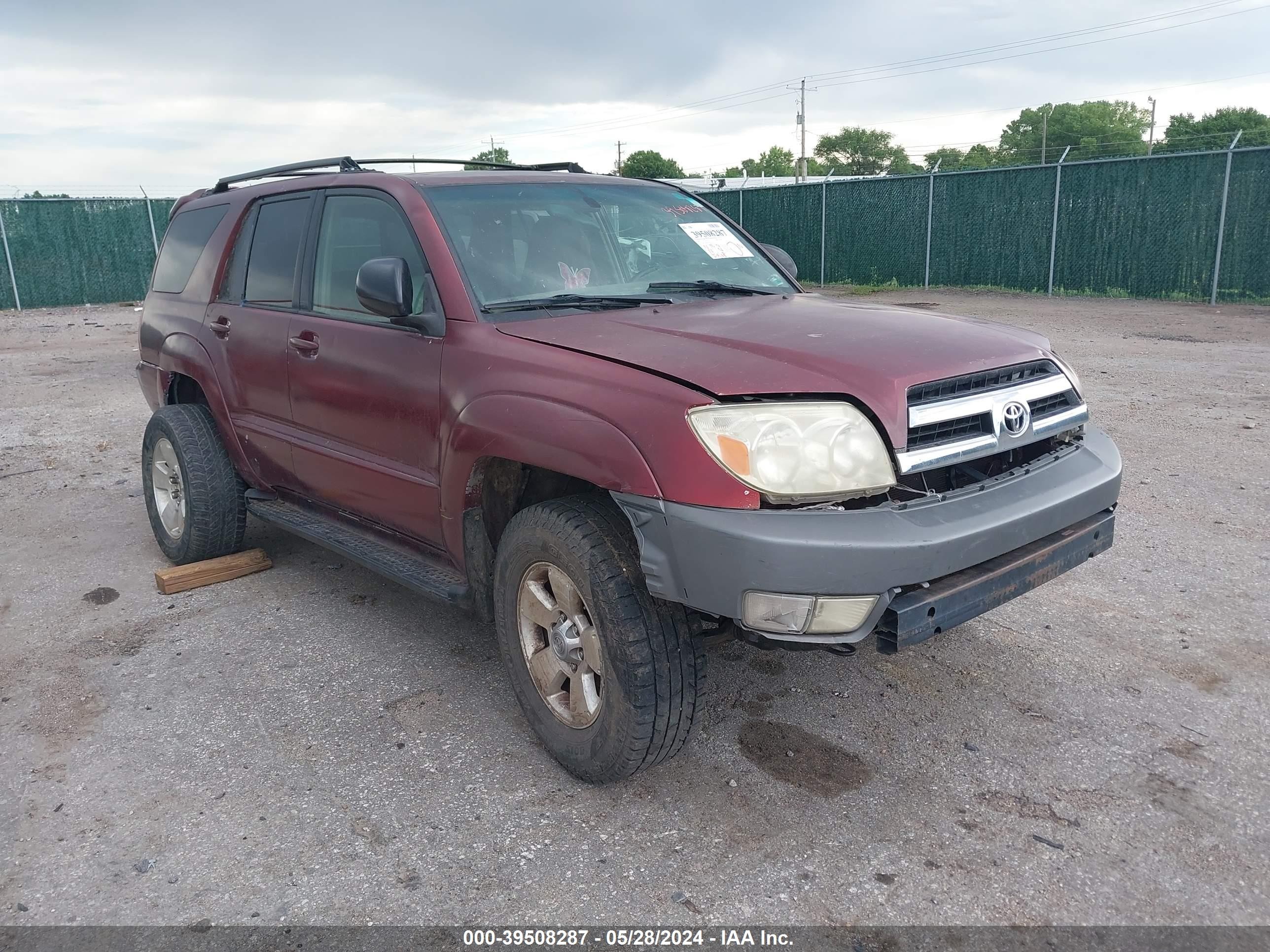 TOYOTA 4RUNNER 2005 jtebu14r850075690