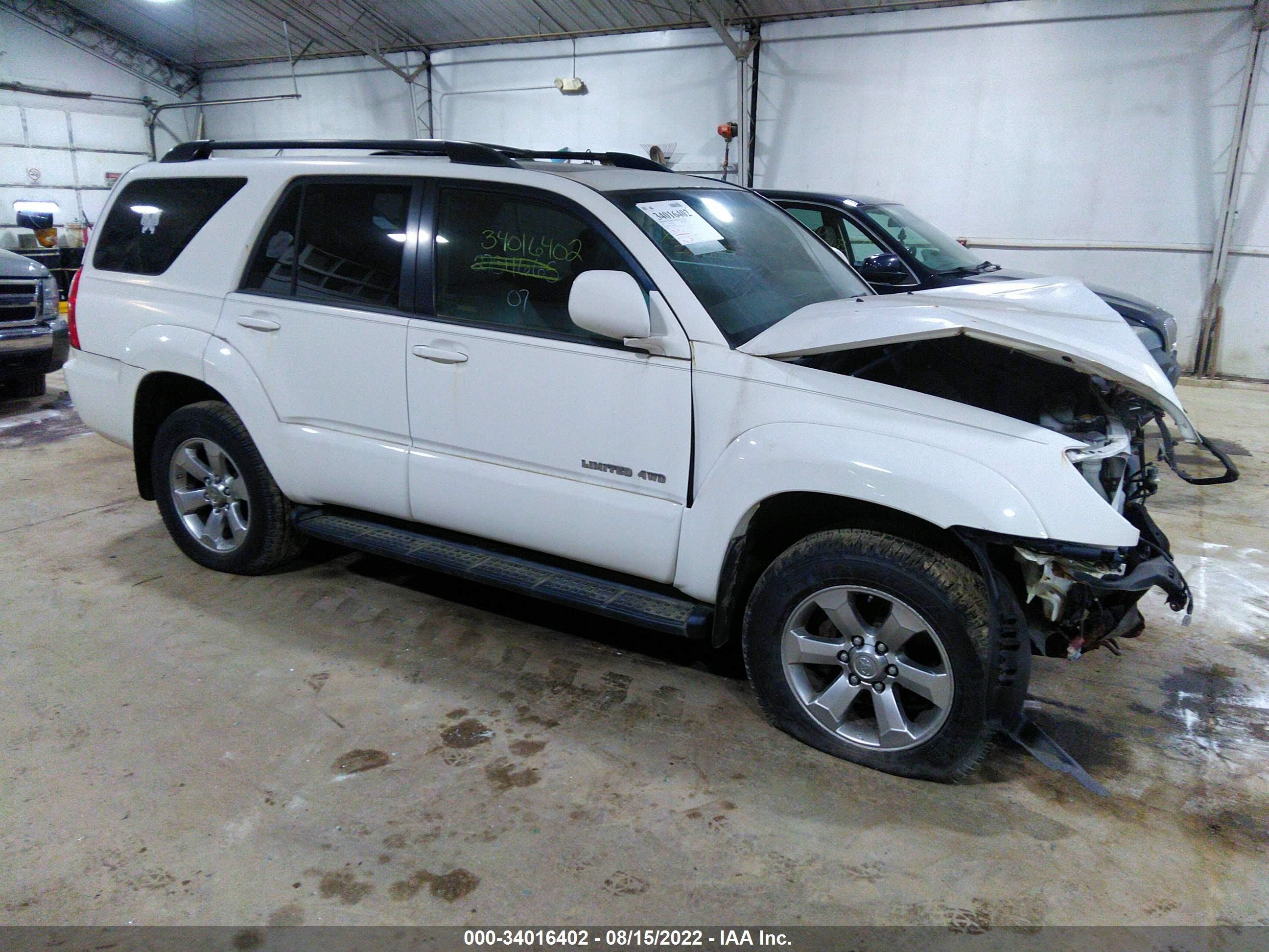 TOYOTA 4RUNNER 2007 jtebu17r178089592