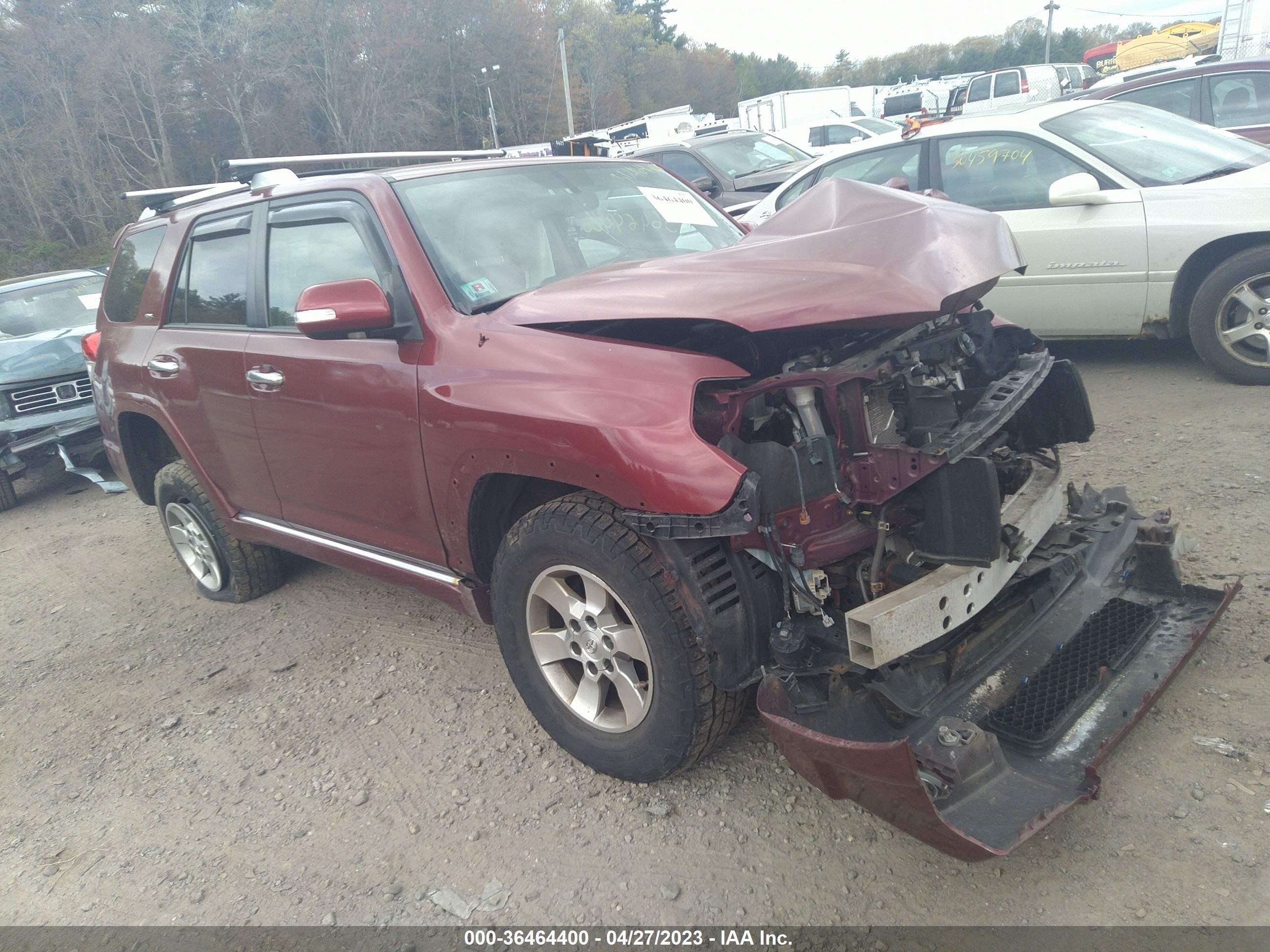 TOYOTA 4RUNNER 2010 jtebu5jr0a5022586