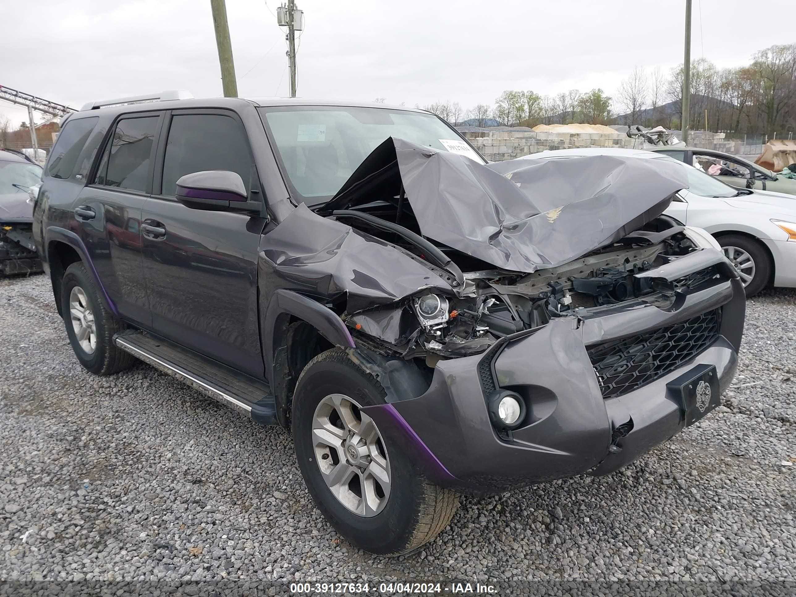 TOYOTA 4RUNNER 2018 jtebu5jr0j5583418