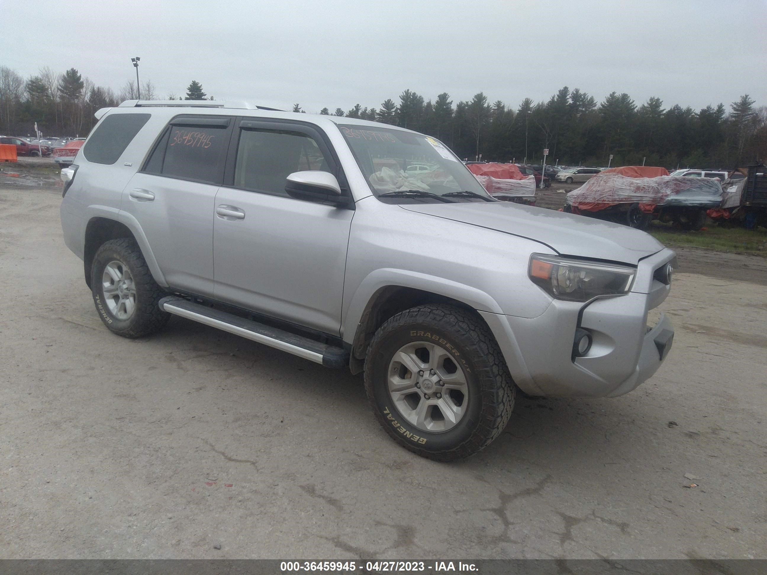 TOYOTA 4RUNNER 2018 jtebu5jr2j5493302