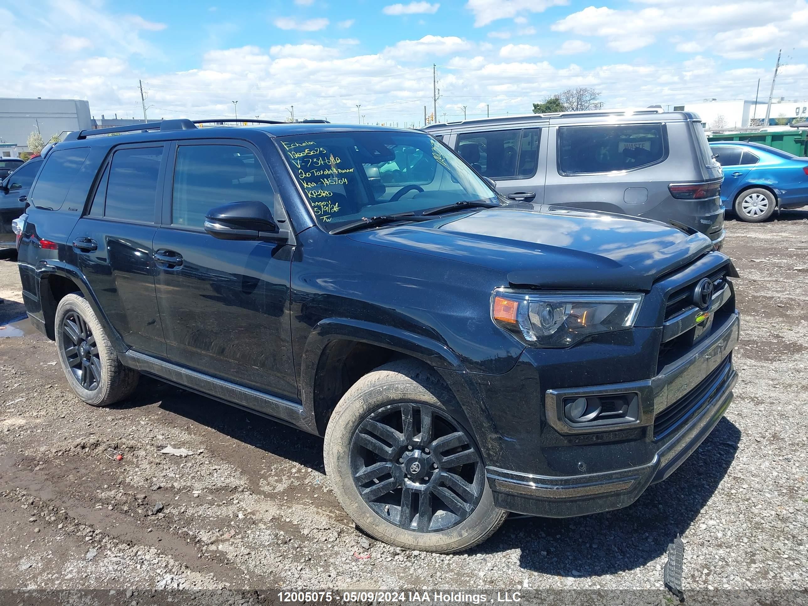 TOYOTA 4RUNNER 2020 jtebu5jr3l5754682