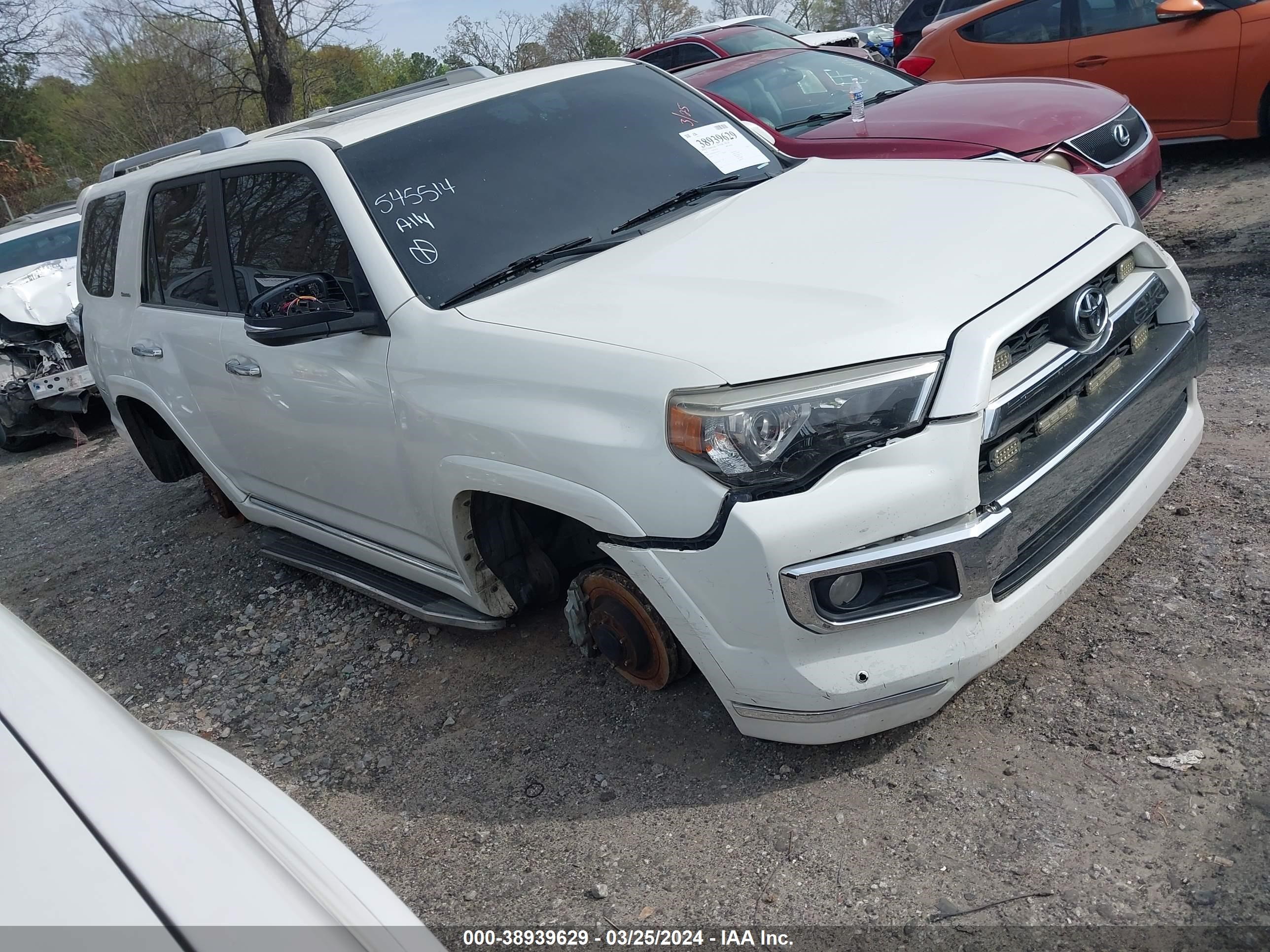 TOYOTA 4RUNNER 2018 jtebu5jr4j5545514