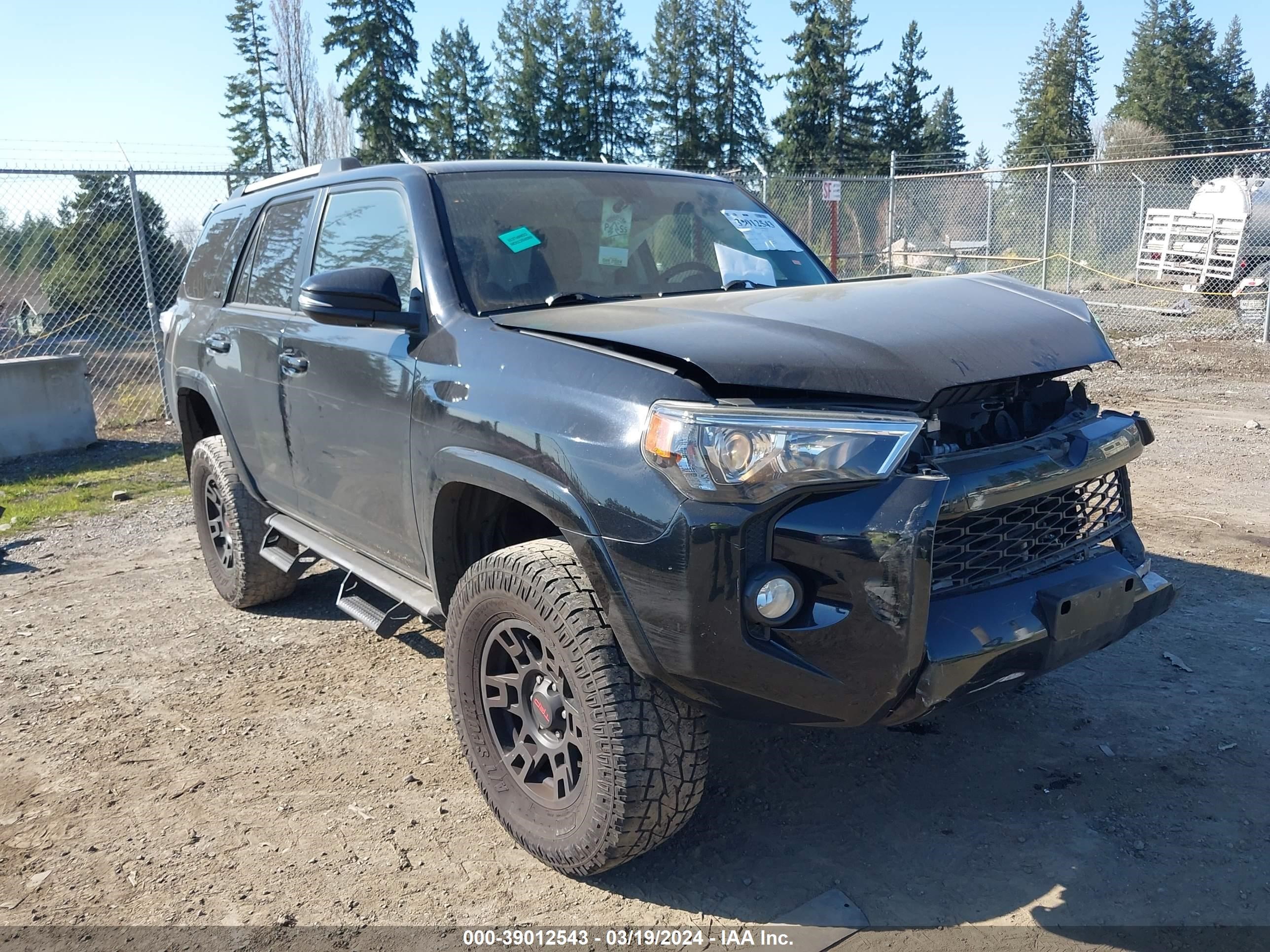 TOYOTA 4RUNNER 2019 jtebu5jr4k5721656