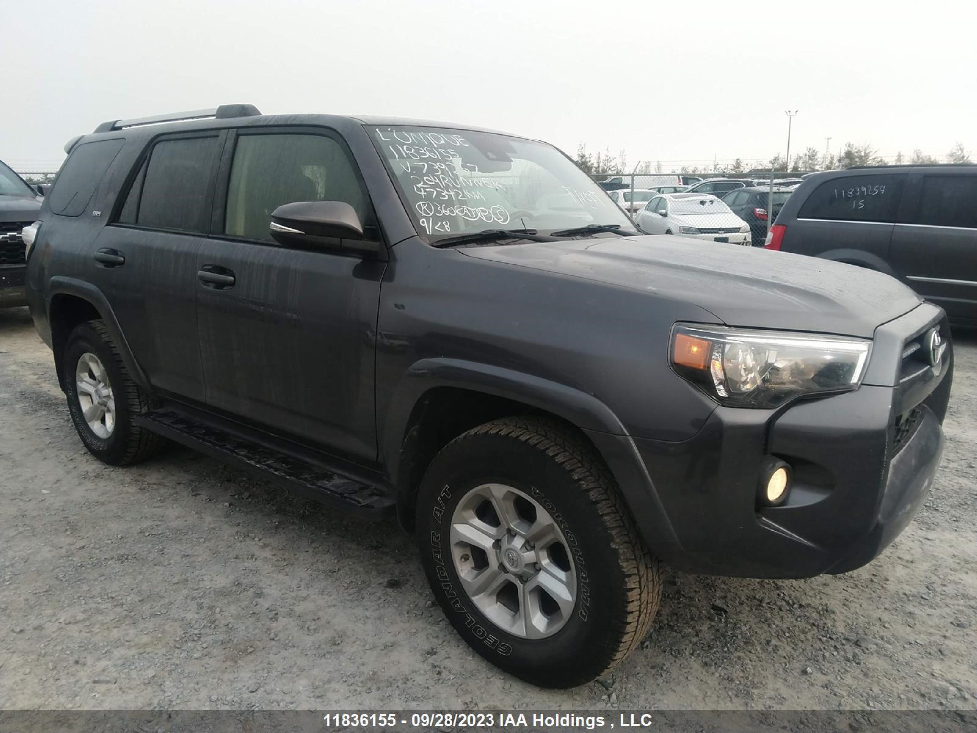 TOYOTA 4RUNNER 2020 jtebu5jr4l5739267