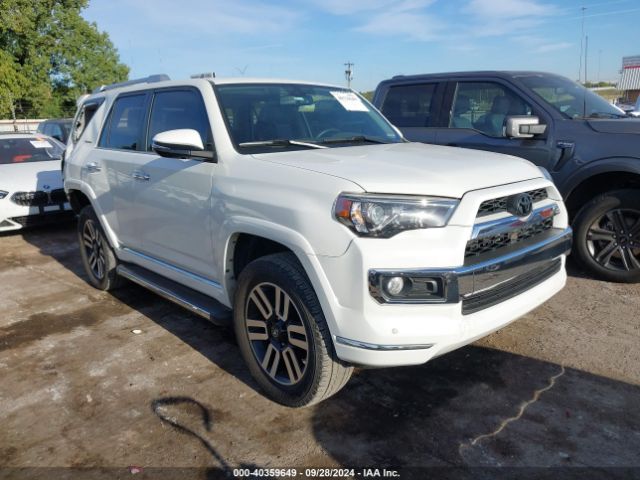 TOYOTA 4RUNNER 2018 jtebu5jr5j5552018