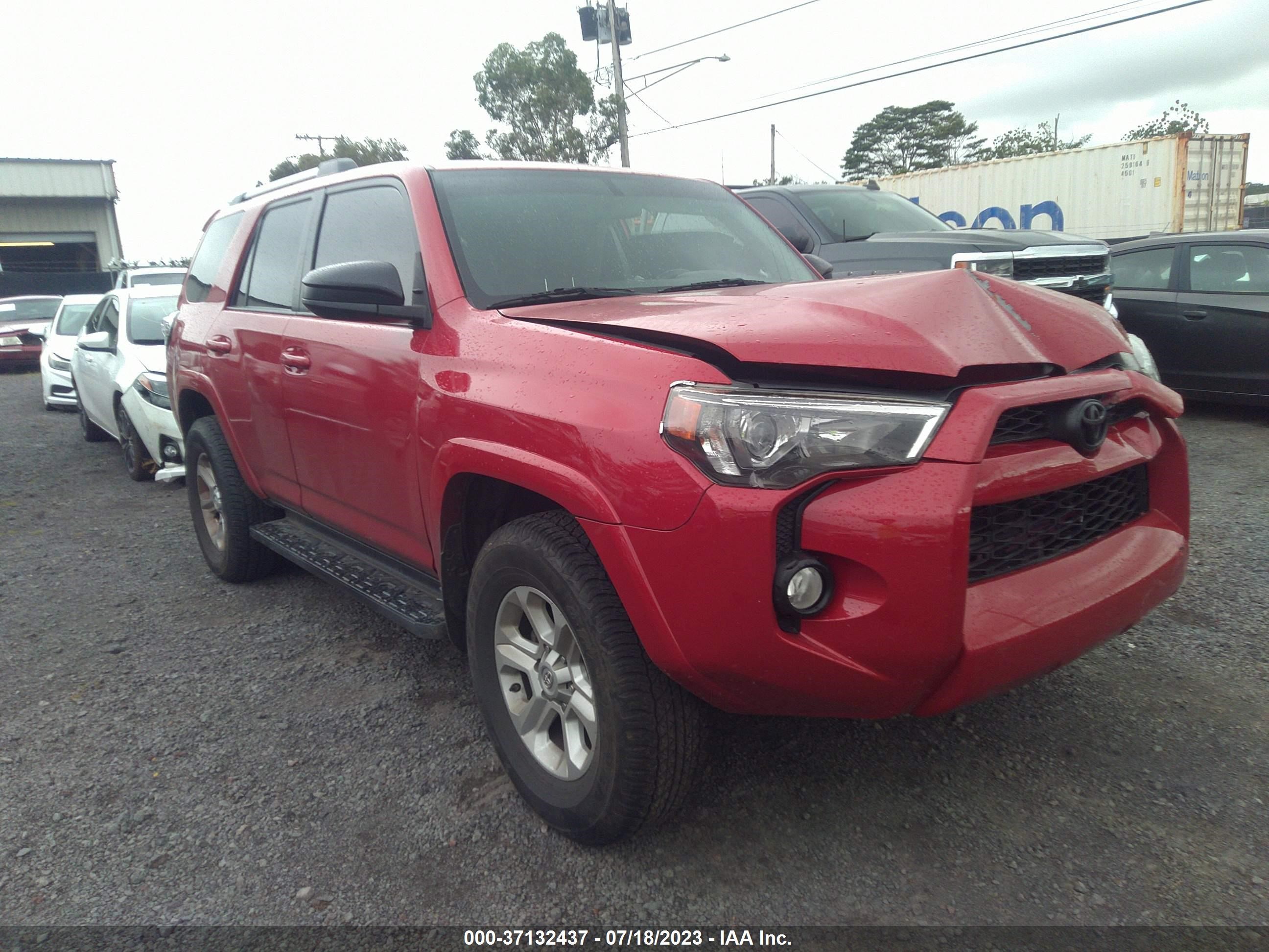 TOYOTA 4RUNNER 2017 jtebu5jr6h5413140