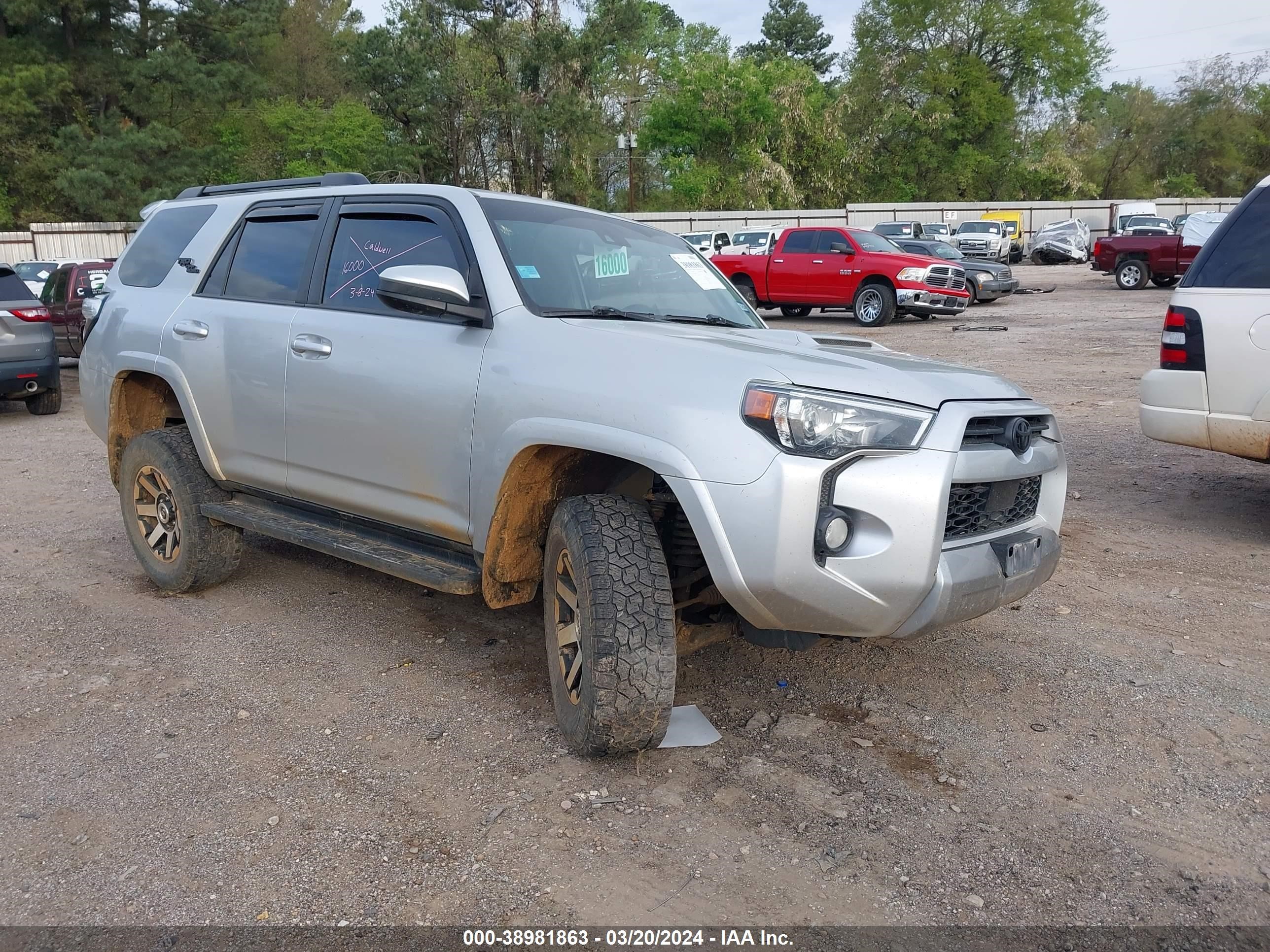 TOYOTA 4RUNNER 2020 jtebu5jr7l5820103