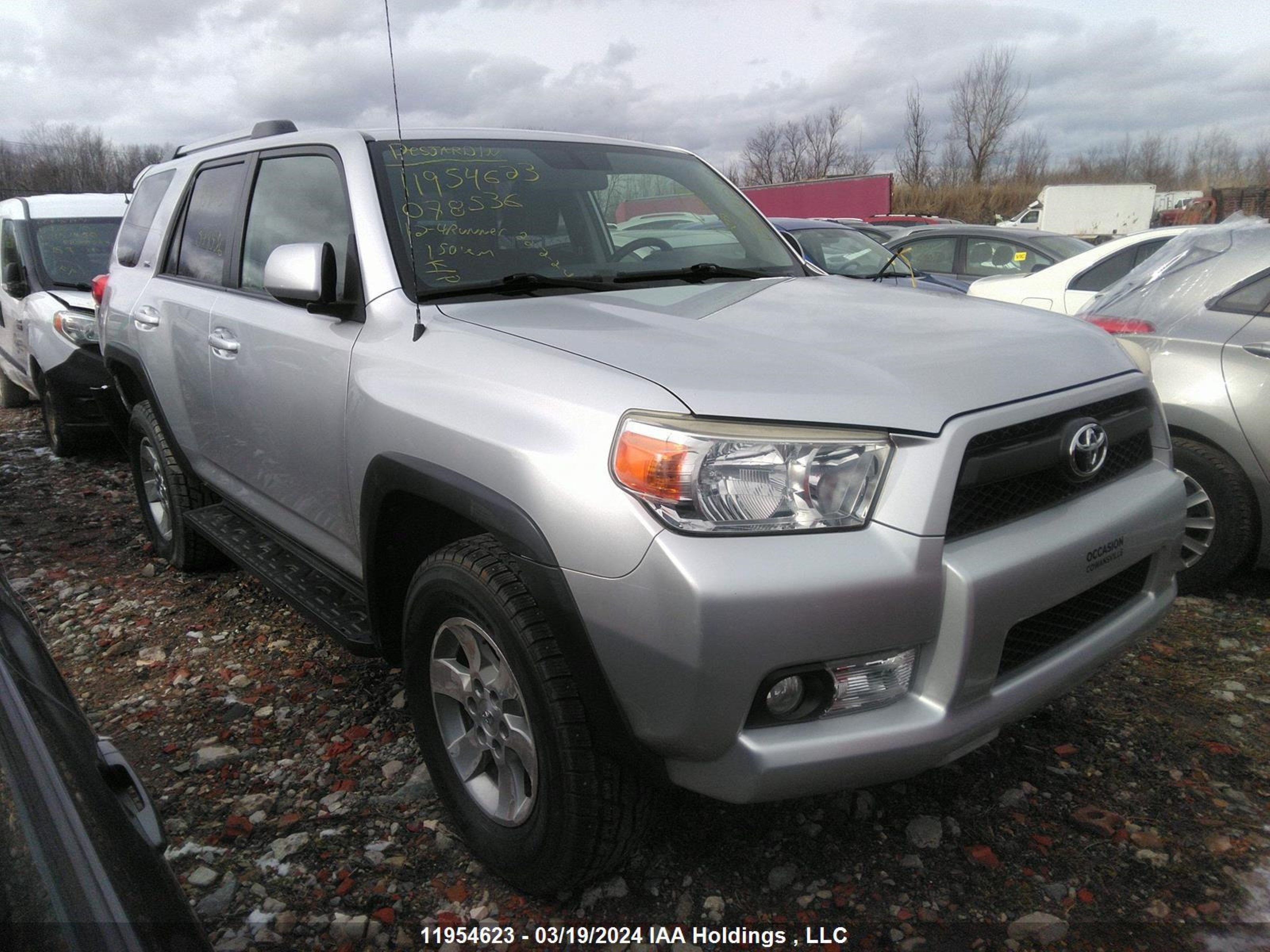 TOYOTA 4RUNNER 2012 jtebu5jr8c5078536