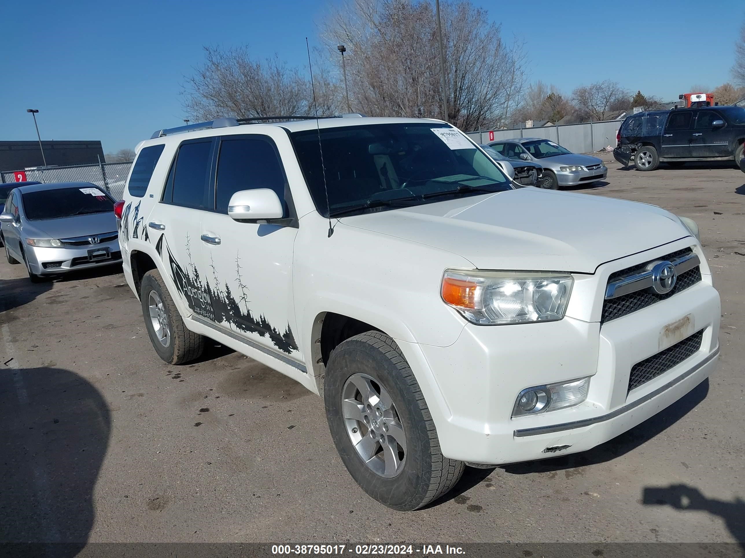 TOYOTA 4RUNNER 2012 jtebu5jr8c5089861