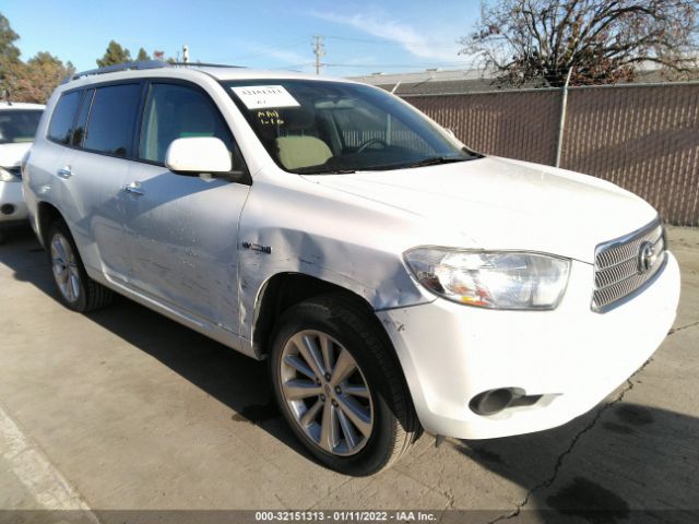 TOYOTA HIGHLANDER HYBRID 2010 jtebw3eh2a2046695