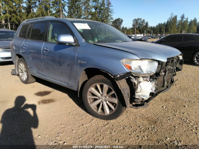 TOYOTA HIGHLANDER HYBRID 2010 jtebw3eh3a2046902