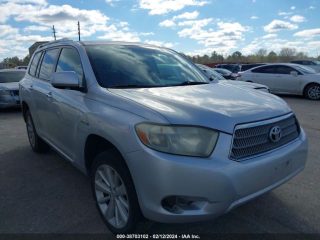 TOYOTA HIGHLANDER HYBRID 2010 jtebw3eh8a2040609