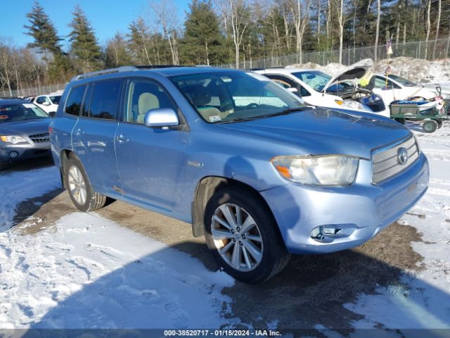 TOYOTA HIGHLANDER HYBRID 2010 jtebw3eh8a2046166