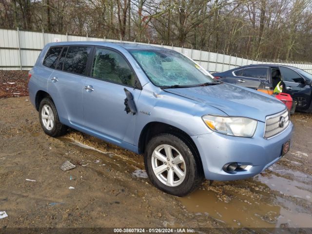 TOYOTA HIGHLANDER HYBRID 2010 jtebw3eh9a2040716