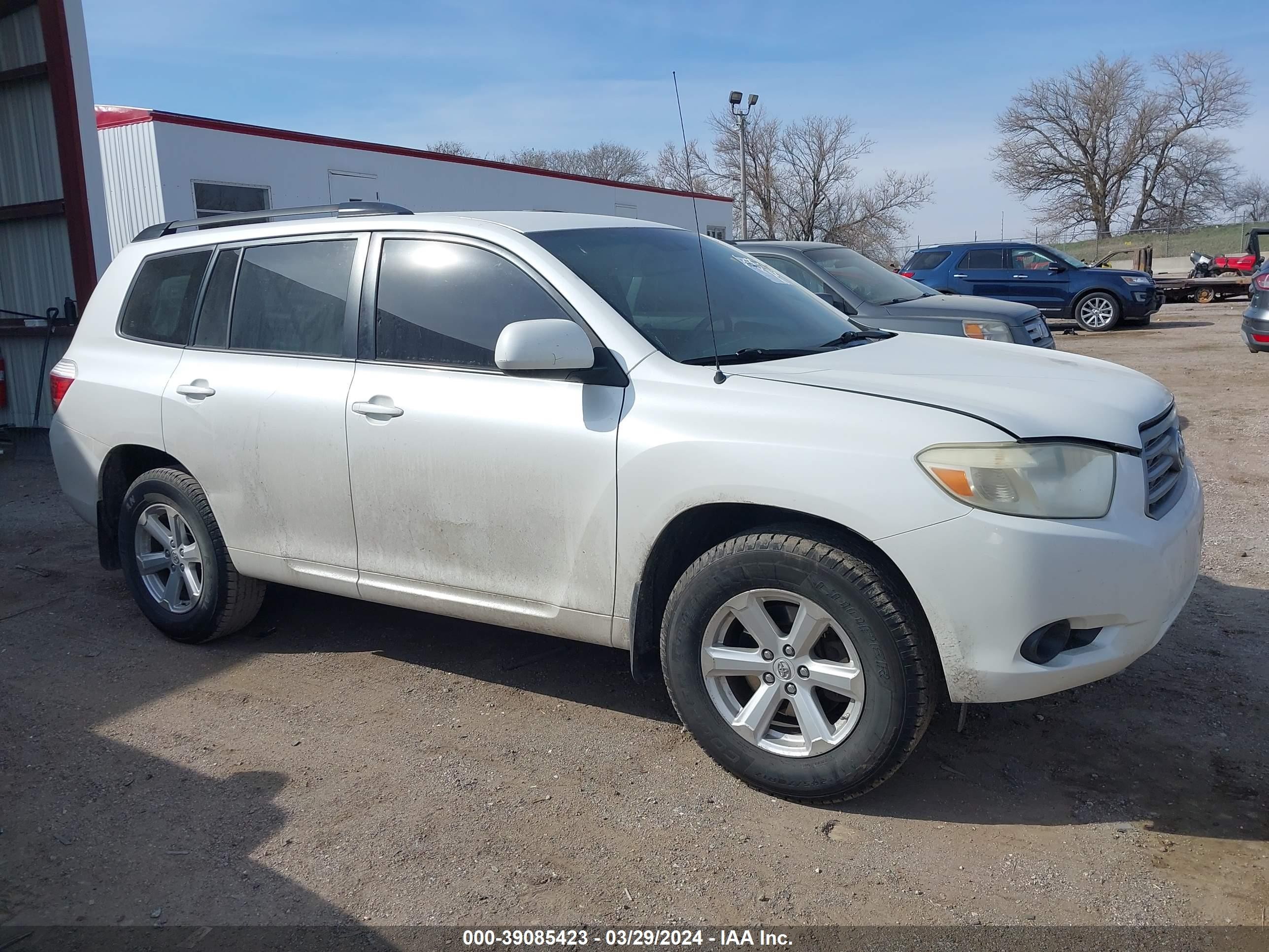 TOYOTA HIGHLANDER 2009 jteda41a292007137