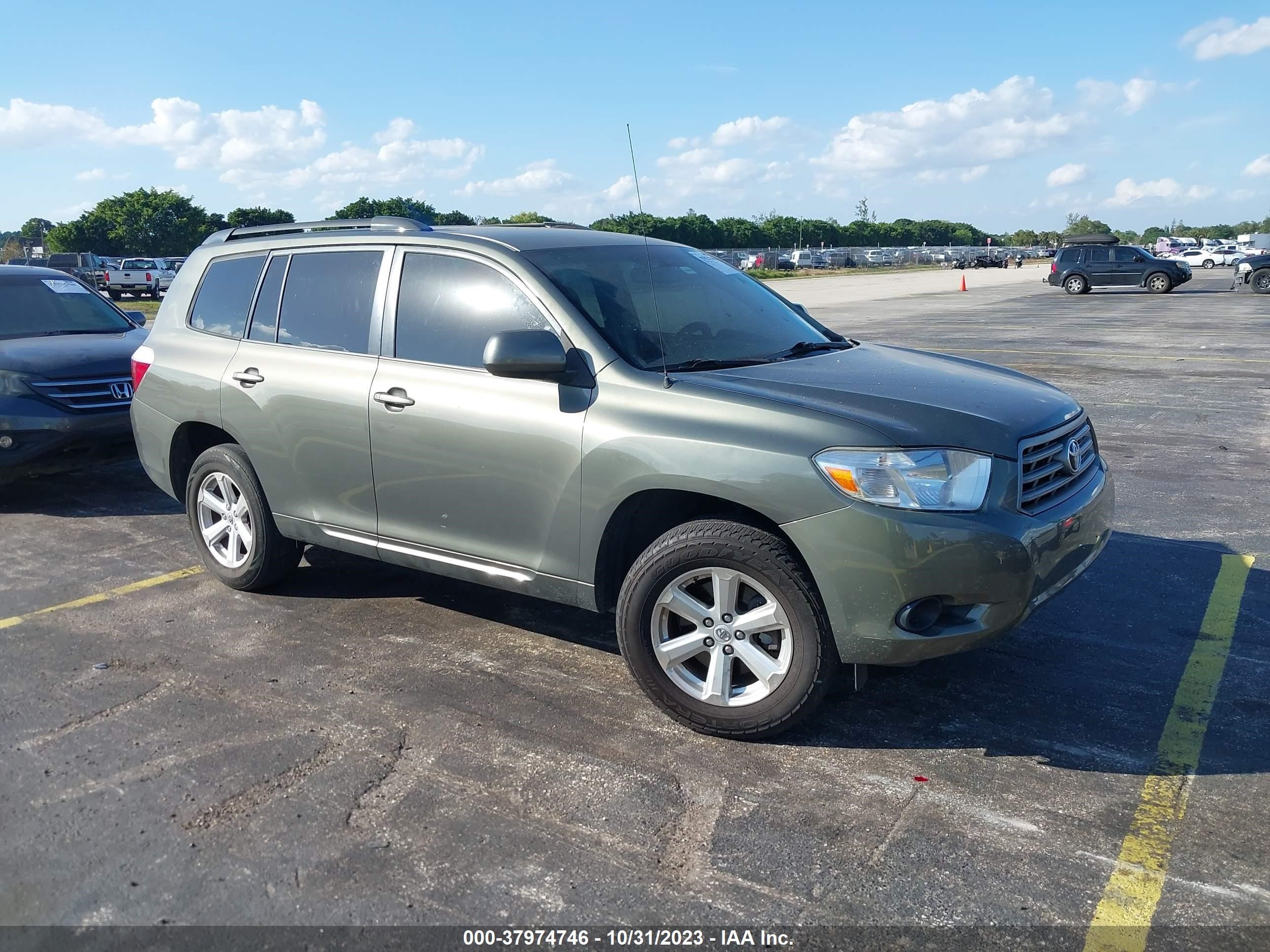 TOYOTA HIGHLANDER 2009 jteda41a492005275