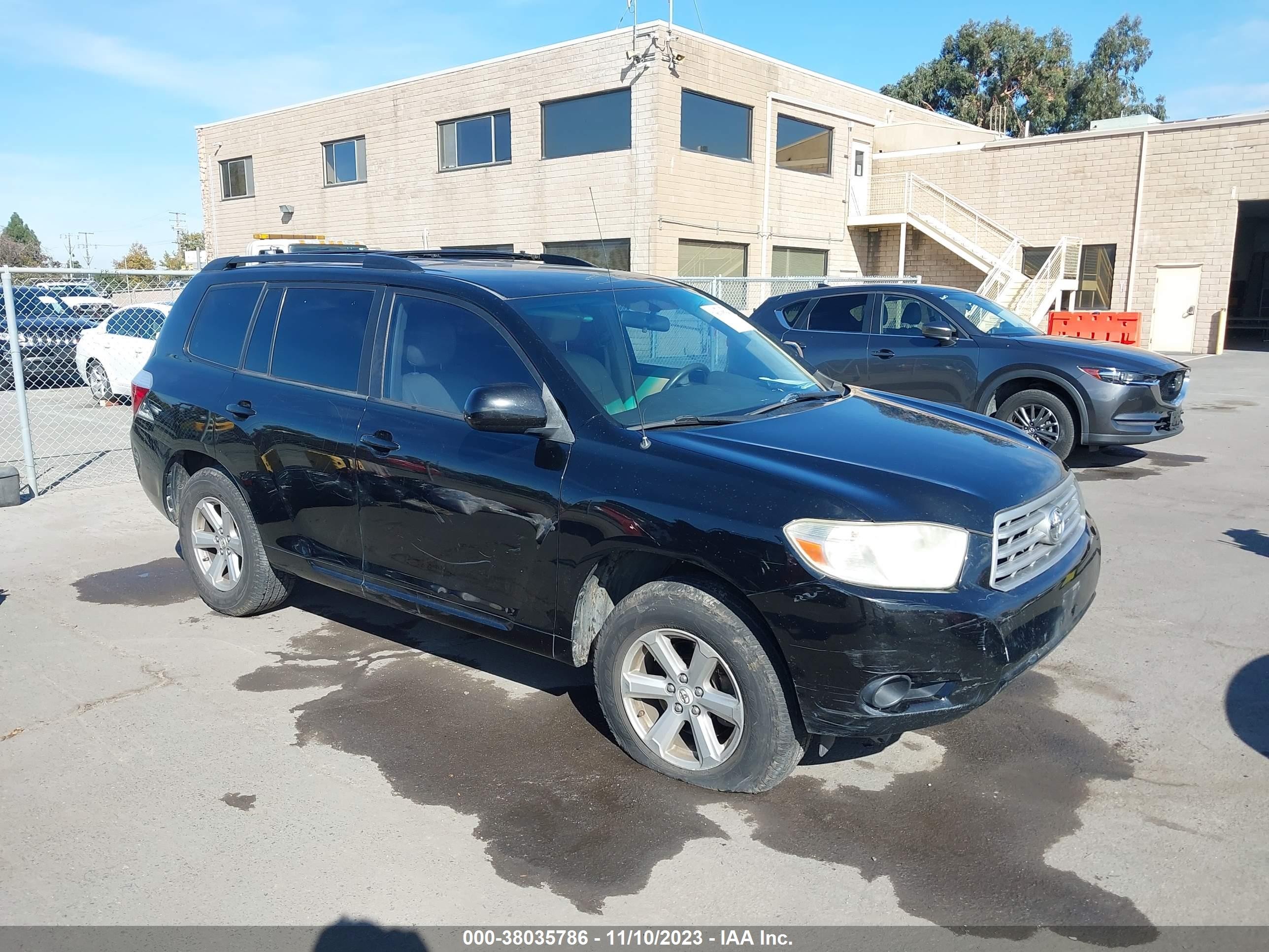 TOYOTA HIGHLANDER 2009 jteda41ax92005992