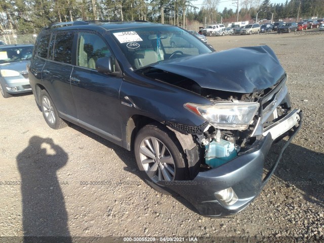 TOYOTA HIGHLANDER HYBRID 2012 jtedc3eh0c2004711