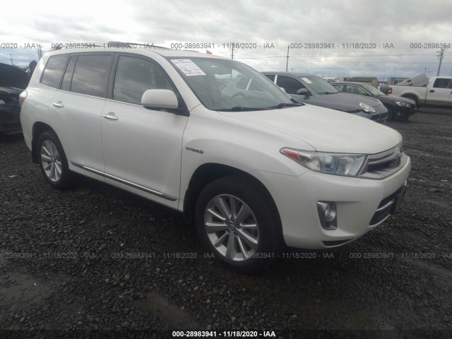 TOYOTA HIGHLANDER HYBRID 2012 jtedc3eh0c2004921