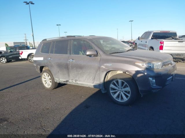 TOYOTA HIGHLANDER HYBRID 2013 jtedc3eh0d2018349