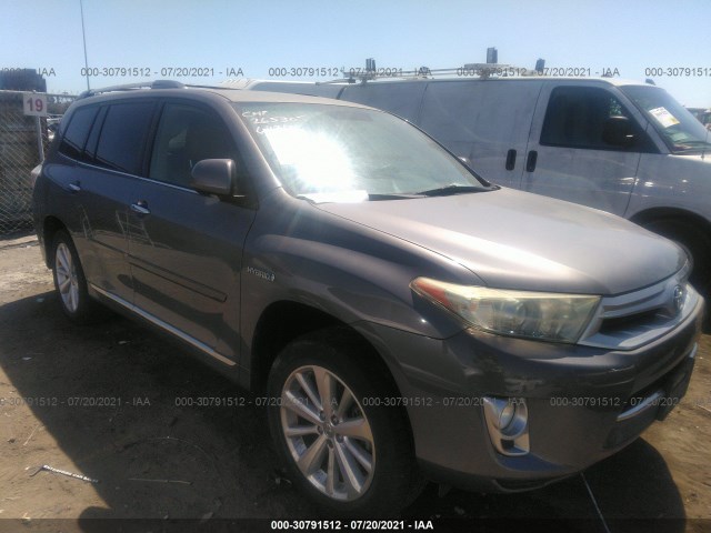 TOYOTA HIGHLANDER HYBRID 2012 jtedc3eh1c2010145