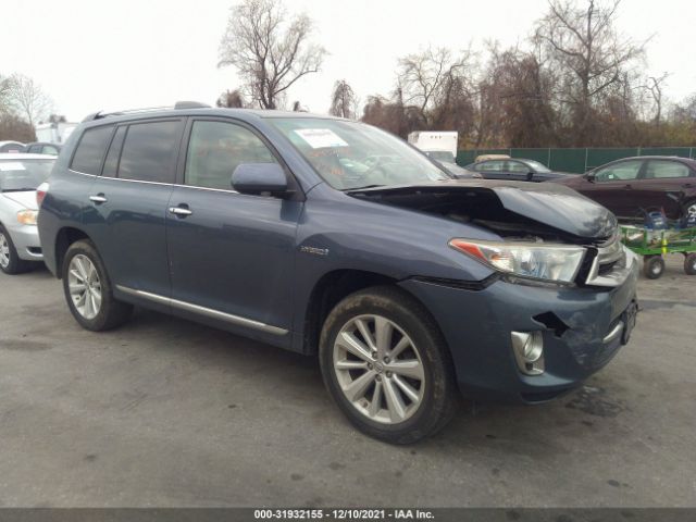 TOYOTA HIGHLANDER HYBRID 2012 jtedc3eh2c2006363